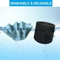 thumbnail image 2 of 8 pack 90107/90137 Reusable Dry Filters and 4 Pcs 90585 Foam Sleeve Filter Kit Replacement for Shop Vac 5 Gallon and Above Wet/Dry Vacuum, Part# 9010700, 9013700, 9058500, with 6 Retaining Bands, 2 of 6