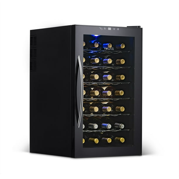 NewAir Silent Wine Cooler 28 Bottle Capacity Freestanding Refrigerator