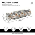 thumbnail image 3 of Salouo Tropical Leaves Pattern Cute Bolster Pillow,Cylindrical Pillow Long Pillow for Bed Round Side Pillow for Knee/Leg/Neck ,- Length 24.4" x 9.8" Diameter, 3 of 8