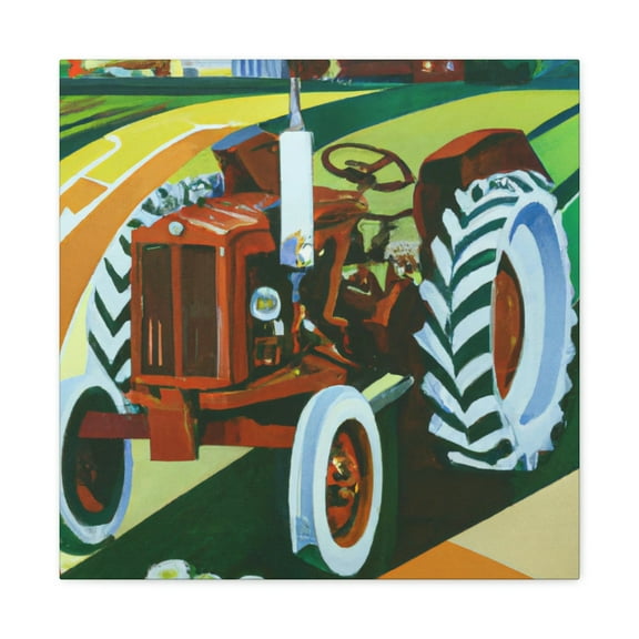 Tractor of the Fields - Canvas