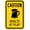 Warning Sign 1, variant on Advertencia Responsabilidad Equina Arizona Sign - 8"x12" Spanish Metal Sign, Danger Warning, Man Cave Yard Indoor Outdoor Decor