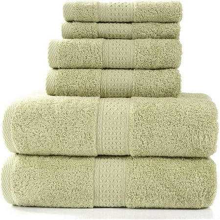 

UMMH owel et arge ath owels and owels ashcloths. otel uality oft otton ighly bsorbent athroom owels Color reen) )