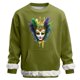 thumbnail image 2 of RKSTN Carnival Party Sweatshirts for Men Oversized Crew Neck Carnival Graphic Print Versatile Fleece Sweatshirt Mens Casual Round Neck Relaxed Fits Comfy Pullover Sweatshirt Top Fall Winter Clothes, 2 of 7