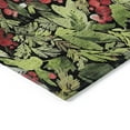 thumbnail image 3 of Addison Rugs Chantille Indoor/Outdoor Transitional Holiday Holly Black Machine Washable Rectangle Rug, 2'6" x 3'10", 3 of 7