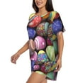 thumbnail image 2 of Xecao Easter Eggs1 print Swimsuit for women, Summer-ready, sporty style.Quick-dry fabric. Many sizes & colors., 2 of 9