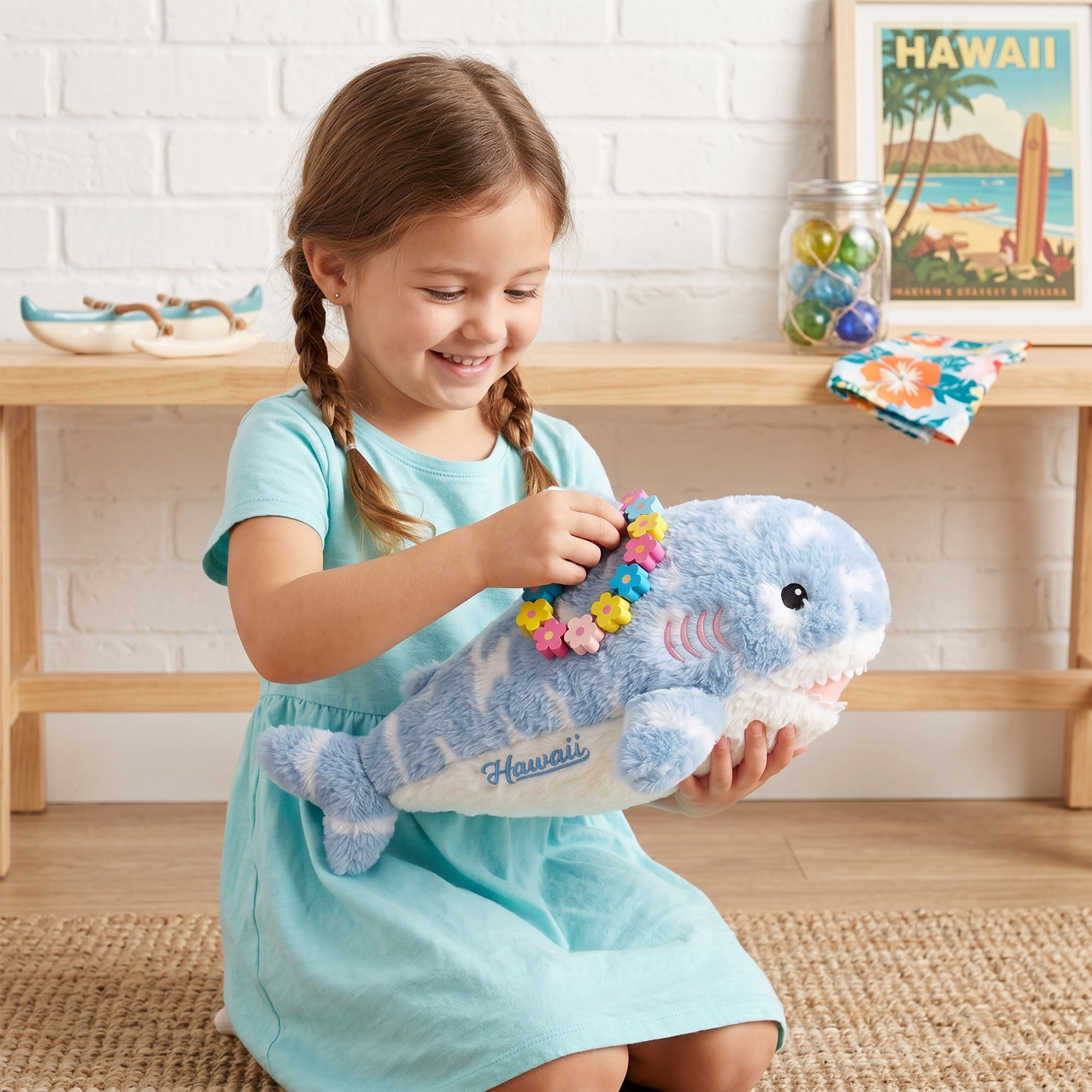 Island Crew Hawaii Whale Shark Plush Toy