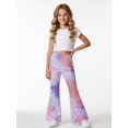 thumbnail image 3 of Girls Flare Pants, AI Digital Print Bell Bottoms,All-Season Sizes 3-13Y, 3 of 6