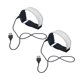 thumbnail image 1 of 2 brazaletes con luces LED recargables por USB, luz de seguridad reflectante de alta visibilidad Blanco, 1 of 9