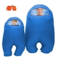 thumbnail image 1 of Disfraz inflable de astronauta FANFX para adulto, de cuerpo entero, azul, 1 of 5