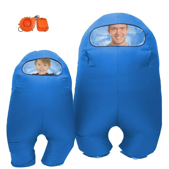 Disfraz inflable de astronauta FANFX, color azul, talla infantil
