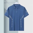 thumbnail image 5 of Golf Shirts for Men Big & Tall M-5X Plus Size Short Sleeve T-Shirts Mens Pullover Button Collared Stretchy Breathable Athletic Workout Tees Tops, 5 of 6