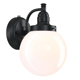 Artcraft Lighting Carlton applique murale à 1 lumière en finition noir