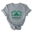 thumbnail image 2 of Kayannuo T-Shirts à Manches Courtes pour Femmes Liquidation T-Shirts Graphiques Mode de la Saint-Patrick Col Rond Imprimé T-shirt Décontracté Ample, 2 of 4