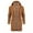 Khaki, variant on Herrnalise Fashion Leisure Autumn And Winter Hooded Cardigan Wool Line Button Coat Men Khaki
