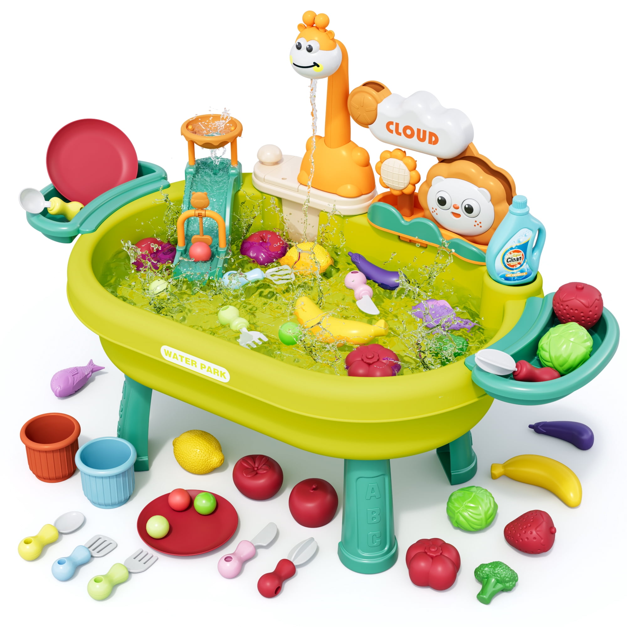 Little Tikes 2-in-1 Lemonade & Ice Cream Toy Cart with 25 Pieces