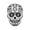BLACK, variant on Vinyl Wall Art Decal - Day of The Dead Skull with Cross - 14" x 10" - Sugar Skull Mexican Holiday Seasonal Sticker - Teens Adults Indoor Outdoor Wall Door Living Room Office Decor