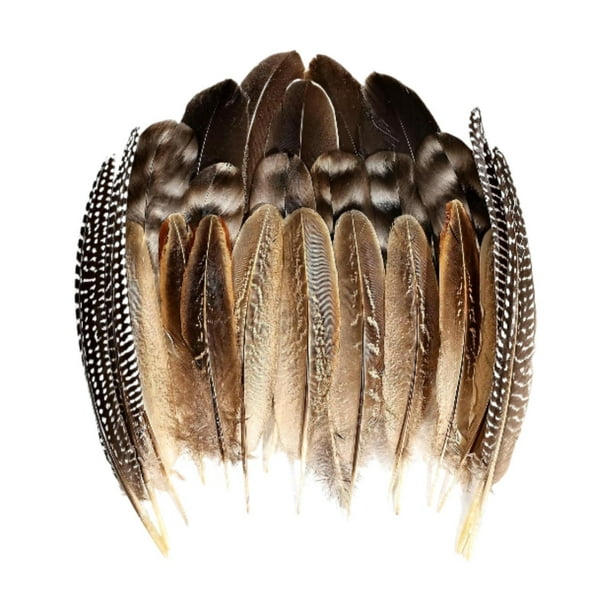 Plumas artificiales Strade Fareast Limited para manualidades de bricolaje 24 piezas colores