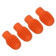 thumbnail image 2 of Amortiguador de silencio de tambor, 4 piezas Puntas de baquetas de silicona Accesorio para instrumentos musicales Baquetas Consejos de práctica silenciosa Aspecto llamativo, 2 of 8