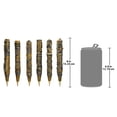 thumbnail image 2 of Design Toscano CL68402 Industrial Steampunk Sculptural Ink Transport Pens,Antique Gold, 2 of 3