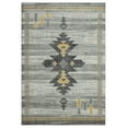 thumbnail image 2 of Abani Porto Collection Modern 7'9" x 10'2" Grey Yellow Diamond Area Rug, 2 of 5
