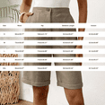thumbnail image 6 of Women'S Bermuda Long Shorts，Wide Leg Linen Shorts Long Shorts For Women Baggy Ladies Bermuda Shorts Knee Length Linen Blend Shorts Beach Shorts Women'S Linen Shorts Casual Shorts For Women, 6 of 9