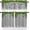 Grey, variant on Christmas Kitchen Curtain Valance and Tiers Set Xmas Baubles Coniferous 3 Pc Window Treatment Pine Tree Twig Gray 3 Pieces Rod Pocket Valance Set for Small Windows Bedroom 54 in x 24 in