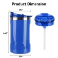thumbnail image 6 of Ozark Trail 16oz Ceramic Lined Stainless Steel Can Tumbler with 2-in-1 Lid,Patriotic blue, 6 of 10