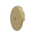 thumbnail image 4 of Westbrass D328-01 3-1/8" One-Hole Bathtub Overflow Cover, Polished Brass, 4 of 7