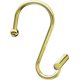 thumbnail image 1 of Rustproof Metal Shower Curtain Hooks Rings for Bathroom Shower Curtain Rod, T-Shaped Decorative Shower Hooks Rings, Set of 12 (Gold), 1 of 4