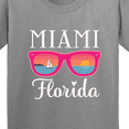 thumbnail image 4 of Inktastic Miami Florida Vacation Beach Trip Youth T-Shirt, 4 of 5