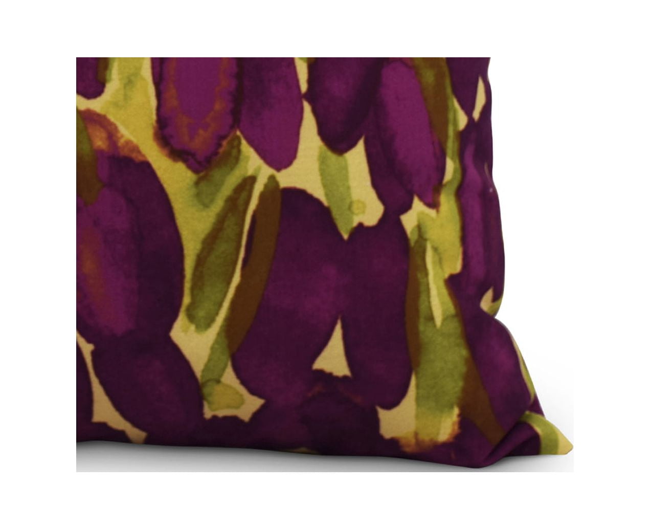 Simply Daisy, 16" x 16" Sunset Tulip Purple Floral DecorativeOutdoor Pillow