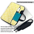 thumbnail image 2 of Lsque Daisies Flowers Pattern Laptop Bag – Portable & Slim Single-Shoulder Computer Case with Adjustable Strap, Protective, Lightweight for 13”/14”/15.6” Laptops, 2 of 8