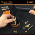 thumbnail image 3 of Juego de sellos metálicos de acero OWDEN Professional, 36 piezas, para joyería, 3 of 8
