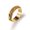 6style, variant on Womens 925 Silver Ring with Gold Circular Texture and Narrow Face Elegant Zircon Inlay Fashion Ring Womens Jewelry Statement Ring