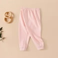 thumbnail image 2 of LIaqionyy Toddler Girls Jogger Pants with Pockets Kids Cotton Elastic Waist Casual Activewear Sweatpants, 2 of 3