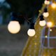 thumbnail image 3 of 23M Patio cadena bombillas G50 lechoso campamento al aire libre impermeable IP44 lámpara Navidad guirnalda bombillas jardín boda fiesta luces LED, 3 of 5