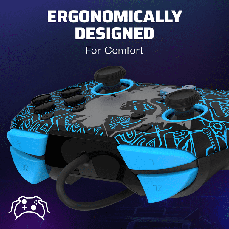 PDP REMATCH GLOW Wired Controller: Sheikah Shoot For