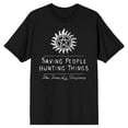thumbnail image 5 of Supernatural Saving People Hunting Things Men's Black T-shirt-Medium, 5 of 6