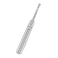 thumbnail image 4 of Abbracc Multi Function Leather Edge Beveler, Skiving Punching Tool Craft Stainless Steel 95mm V Type, 4 of 9