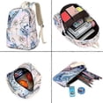 thumbnail image 3 of Mochila escolar para adolescentes y niñas, conjunto de mochila para niños con lonchera, estuche para lápices, mochila de viaje para portátil, informal, 3 of 5