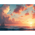 thumbnail image 4 of LUUFILx Puppy Flower Field Sunset Backdrop for Photo Shoots Garden Party Decoration Pet Photography Banner Event Display Background Daisy Meadow Scene, 4 of 8