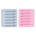 thumbnail image 2 of Huayishang Silicone Molds 6 Medium Crayon Molds Diy Homemade Teaching Brush Mold Multi-Purpose Cake Chocolate Silicone Mold Pink, Kitchen Essentials Clearance Sale Pink, 2 of 8