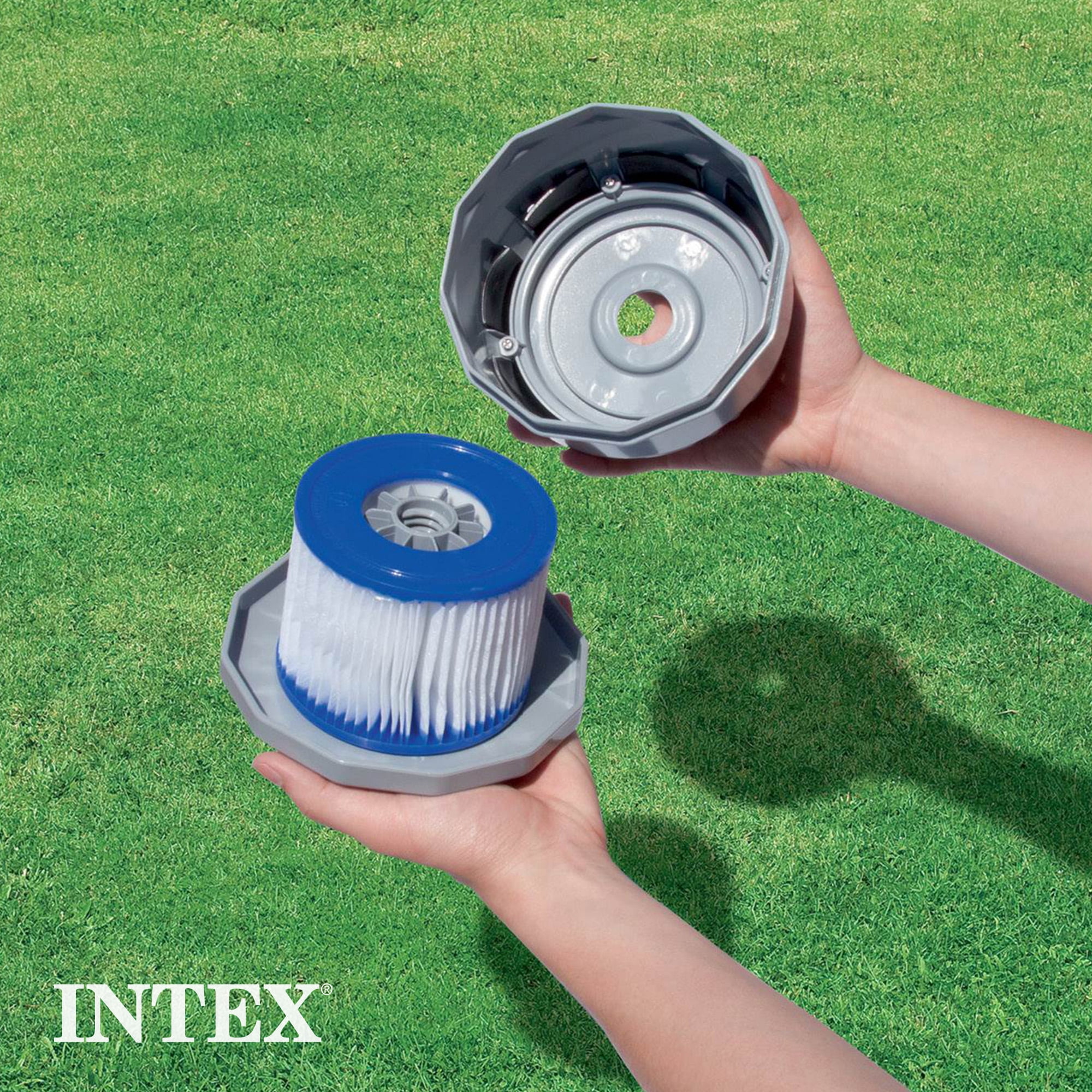 Intex 29007E Type H Easy Set Swimming Pool Filter Cartridge, 6 Pack