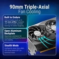 thumbnail image 4 of PNY NVIDIA GeForce RTX™ 5070 Ti OC Triple Fan, Graphics Card 16GB GDDR7, 2.98-Slot, 4 of 19