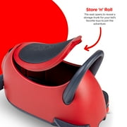 Yvolution Y Glider Luna, 3-in-1 Ride-on Toy to Kids Kick Scooter LED Light-up Wheels Red Unisex