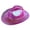 Hot Pink, variant on Cowboy Hat Unisex Wide Brim Shiny Western Hat Cowgirl Hat Western Cowboy Hats for Men with Shapeable Brim Cowboy Hat for Women Festival Stage Performance Party