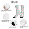 thumbnail image 6 of Crew Socks for Women Men Athletic - Conch Shells Print No.9023 Soft Comfort Breathable Mid-Calf Sole Running Socks Womens Men, 6 of 7