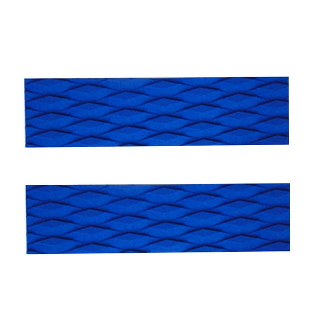 2Pcs Adhésif Bar de Pont de Bateau Accessoires de Surf, Bleu, 35x10cm