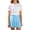 P56 Light Blue, variant on Tfken Daily Wear Soft Skirts Girls Trendy Holiday Back To School Pleated Skirts With Lined Shorts Fashion Child Breathable Clothes Size 3-4 Years