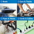 thumbnail image 4 of Rubber Tape Silicone Tape Self Fusing Rubber Grip Tape 1" x 40FT Black Silicone Repair Pipe Tape Electrical Radiator Hose Coax Plumbers Water Seal Stretch, 4 of 37